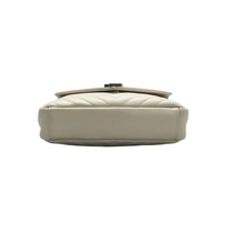 Load image into Gallery viewer, SAINT LAURENT College monogramme Leather Satchel Bag Beige
