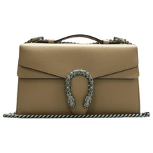 Load image into Gallery viewer, GUCCI Dionysus Leather Satchel Bag Beige
