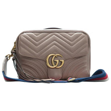 Load image into Gallery viewer, Gucci GG Marmont Calfskin Matelasse Mini Shoulder Bag Porcelain Rose
