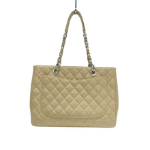 Load image into Gallery viewer, CHANEL Grand Shopping Leather Shoulder Bag Beige
