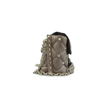 Load image into Gallery viewer, VALENTINO Rockstud Quited Leather Shoulder Bag Beige
