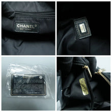 Load image into Gallery viewer, CHANEL Fabric Tote Bag Black
