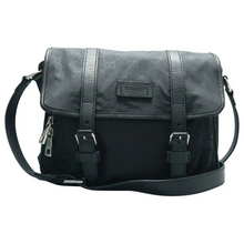 Load image into Gallery viewer, GUCCI Nylon Shoulder Bag Black
