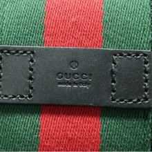 Load image into Gallery viewer, GUCCI Fabric Shoulder Bag Black
