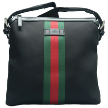 Load image into Gallery viewer, GUCCI Fabric Shoulder Bag Black
