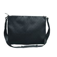 Load image into Gallery viewer, Gucci Fabric Shoulder Bag Black
