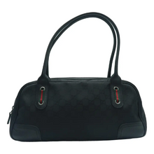 Load image into Gallery viewer, Gucci Canvas Shoulder Bag Black
