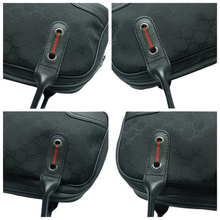 Load image into Gallery viewer, Gucci Canvas Shoulder Bag Black
