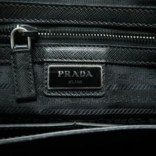 Load image into Gallery viewer, PRADA Fabric Satchel Bag Black
