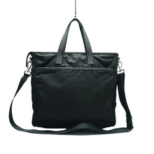 Load image into Gallery viewer, PRADA Fabric Satchel Bag Black
