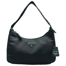 Load image into Gallery viewer, Prada Re-edition Fabric Tote Bag Black
