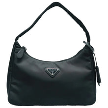 Load image into Gallery viewer, PRADA Re-edition Fabric Tote Bag Black
