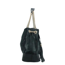 Load image into Gallery viewer, Gucci  Soho Pebbled Calfskin Medium Chain Shoulder Bag Black
