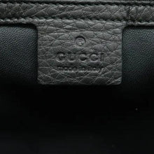 Load image into Gallery viewer, Gucci  Soho Pebbled Calfskin Medium Chain Shoulder Bag Black
