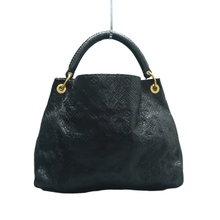 Load image into Gallery viewer, Louis Vuitton Artsy MM Leather Tote Bag Black
