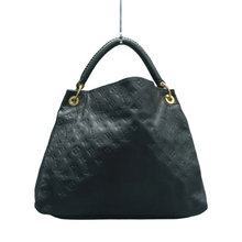 Load image into Gallery viewer, Louis Vuitton Artsy Monogram Leather Tote Bag Black
