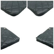 Load image into Gallery viewer, CHANEL Boy Leather Clutch Bag Black
