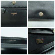 Load image into Gallery viewer, CHANEL Boy Leather Crossbody Bag Black
