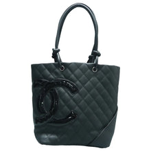 Load image into Gallery viewer, Chanel Cambon Leather Shoulder Bag Black
