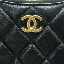 Load image into Gallery viewer, CHANEL Chain Around Leather Shoulder Bag Black
