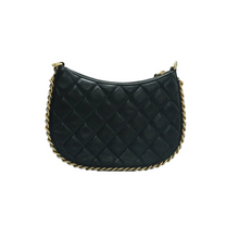 Load image into Gallery viewer, CHANEL Chain Around Leather Shoulder Bag Black
