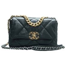 Load image into Gallery viewer, CHANEL Chanel 19 Leather Shoulder Bag Black
