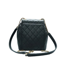 Load image into Gallery viewer, CHANEL Leather Backpack Bag Black
