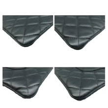 Load image into Gallery viewer, Chanel Large Cosmetic Case Lambskin Quilted  Clutch Bag Black
