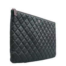 Load image into Gallery viewer, CHANEL Classic O-Case Leather Clutch Black
