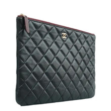 Load image into Gallery viewer, CHANEL Classic O-Case Leather Clutch Black
