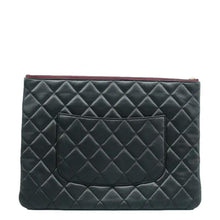 Load image into Gallery viewer, CHANEL Classic O-Case Leather Clutch Black
