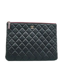 Load image into Gallery viewer, CHANEL Classic O-Case Leather Clutch Black
