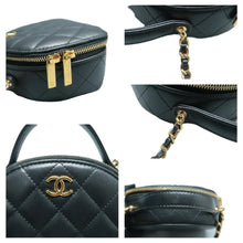 Load image into Gallery viewer, CHANEL Chic Riviera Quilted Leather Crossbody Bag Black
