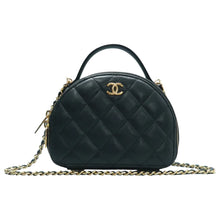 Load image into Gallery viewer, CHANEL Chic Riviera Quilted Leather Crossbody Bag Black
