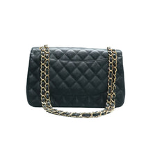 Load image into Gallery viewer, CHANEL Classic Flap Jumbo Leather Shoulder Bag Black
