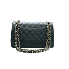 Load image into Gallery viewer, CHANEL Classic Flap Jumbo Leather Shoulder Bag Black
