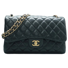 Load image into Gallery viewer, CHANEL CF Jumbo Leather Shoulder Bag Black
