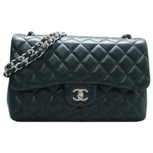 Load image into Gallery viewer, CHANEL Classic Flap Jumbo  Leather Shoulder Bag Black
