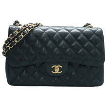 Load image into Gallery viewer, Chanel CF Jumbo Leather Shoulder Bag Black
