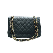 Load image into Gallery viewer, CHANEL Classic Flap Quilted Leather Shoulder Bag Black
