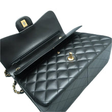 Load image into Gallery viewer, Chanel  Classic Jumbo Double Flap Lambskin Leather Shoulder Bag Black
