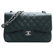 Load image into Gallery viewer, CHANEL Classic Flap Leather Shoulder Bag Black
