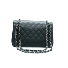 Load image into Gallery viewer, CHANEL Classic Flap Leather Shoulder Bag Black
