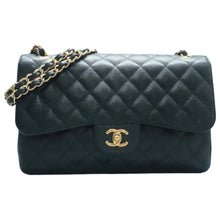 Load image into Gallery viewer, CHANEL CF Jumbo Leather Shoulder Bag Black
