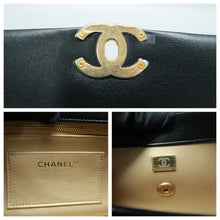 Load image into Gallery viewer, CHANEL Quilted Leather Satchel Bag Black
