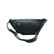 Load image into Gallery viewer, Chanel Fanny Pack Lambskin Quilted Waist Bag  Black
