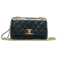 Load image into Gallery viewer, CHANEL Leather Shoulder Bag Black
