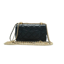 Load image into Gallery viewer, CHANEL Leather Shoulder Bag Black
