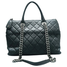 Load image into Gallery viewer, CHANEL Leather Satchel Bag Black
