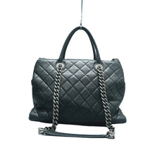 Load image into Gallery viewer, CHANEL Leather Satchel Bag Black
